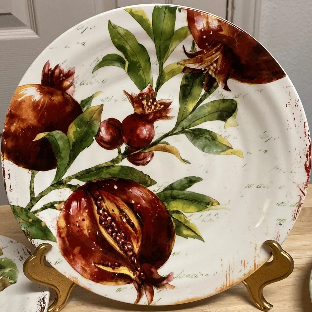 Pier 1 Imports Verona Ironstone Salad Plates Set of 4